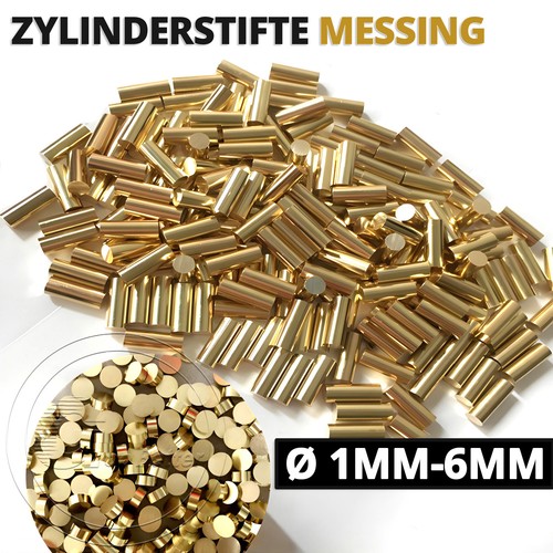 Zylinderstifte messing 1mm - messing,
