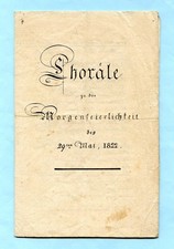 Choräle , Landesvaterlieder