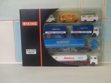 Wiking H0 1:87 Werbemodelle LKW Anhänger Autos 1983/84 Ref 198401