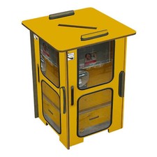 Werkhaus Twinbox (Spardose und Stifteköcher) Telefonzelle  Sparbüchse Stiftebox