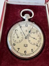 Glashütte GUB Taschenuhr B Uhr Kal 48 Lepine 900er Silber Orig Box Zertifikat