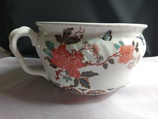 Vintage James Kent Old Foley Chamber Pot "Eastern Glory" Top Zustand
