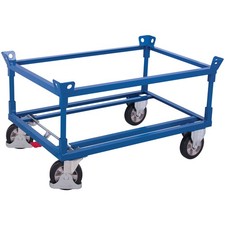 VARIOfit Palettenfahrgestell für Gitterboxen Europaletten Rollwagen Paletten