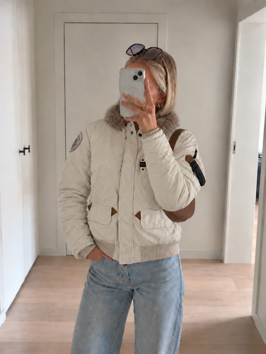 Blauer usa damen winterjacke - blauer,