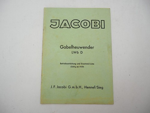 Original jacobi lw6d - jacobi,