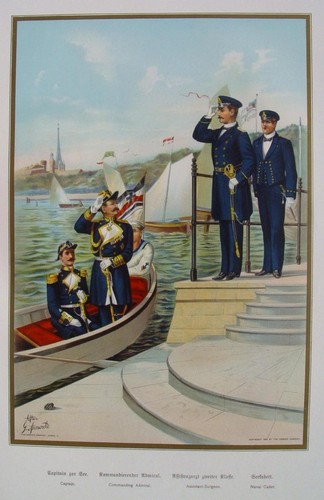 Marine admiral kapitän - admiral,