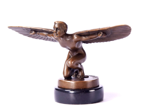 Bronze statue ikarus - ikarus, icarus