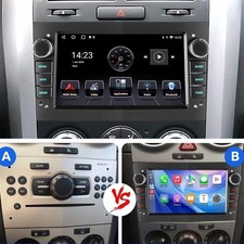 Carplay Für Opel Corsa C D Zafira B Astra G H Android 14 Autoradio GPS 2+64GB