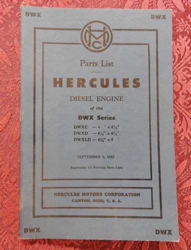Original 1953 hercules - hercules, dwx