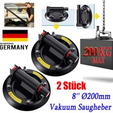 2 Stück Saugheber 200kg Glasheber Vakuumheber Glassauger Scheibenheber Saugnäpfe