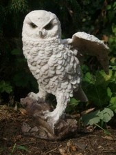 Eule Deko Figur Schnee