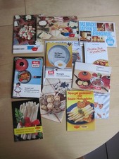 ca. 40 Rezepthefte von Beka, Dr. Oetker, Maggi, Fissler u.w.
