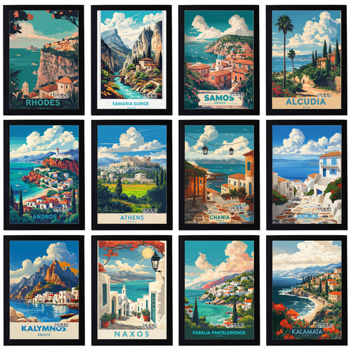 Vintage griechenland urlaub - griechenland,