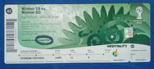 Orig. Ticket  WM Brasilien 2014 ARGENTINIEN - NIEDERLANDE  1/2 FINALE - HOSP. !!