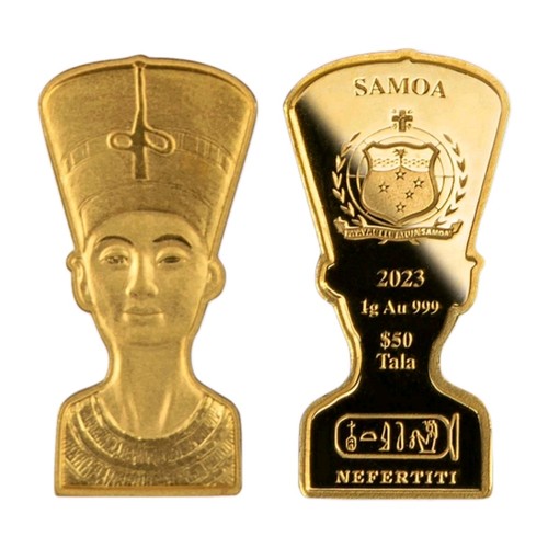 Gold nofretete tala - nofretete,