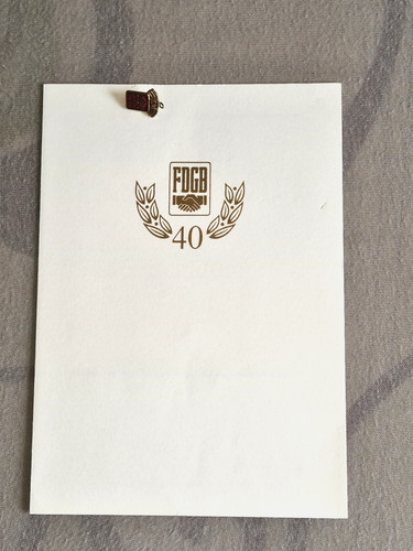 Ddr urkunde und abzeichen - ddr,