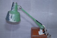 LAMPE WERKSTATT- INDUSTRIELAMPE FABRIKLAMPE BAUHAUS STIL LOFT FUNKTIONSTÜCHTIG