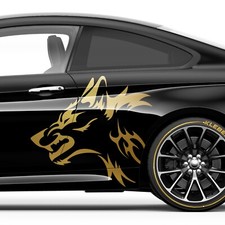 Wölfe Auto Seitenaufkleber