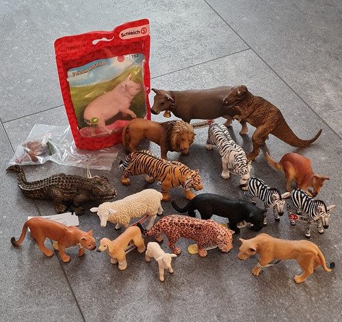 Schleich tierfiguren konvolut - schleich,
