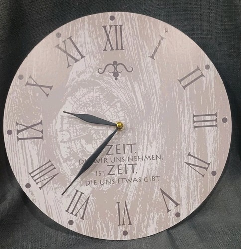 Wanduhr grau römische - wanduhr,