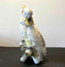 Porzellan Figur PAPAGEI KAKADU