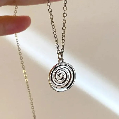 Vintage 90er silber spiral - vintage,