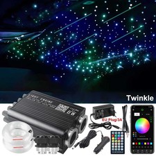RGB Twinkle & Meteor Sternenhimmel 750PCS Glasfaser Licht für Auto/Decke/Theater