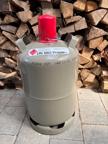 11kg gasflasche grau leer - grau,