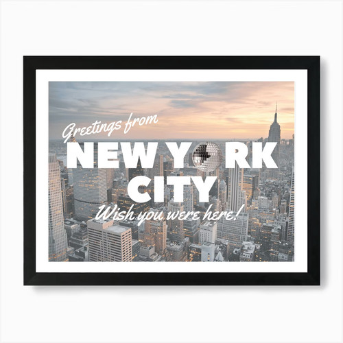 Grüße aus new - york, city