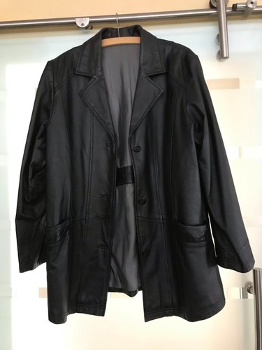 Damen leder jacke größe - leder, 40