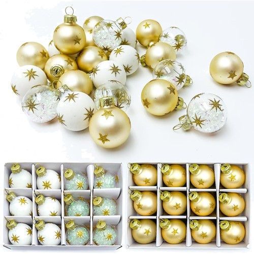 Weihnachtskugeln glas set - weihnachtskugeln,