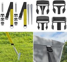 Sturm Abspannset für Omnistor Vorzelt Markise Wohnmobil Wohnwagen 2x3M mit Clips