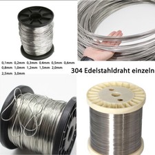 304 Edelstahl Draht 0,1 - 3mm