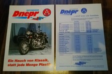 Dnepr Gespann MT 11 / MT 16, Dnepr Solo, Dnepr 600/300Prospekt 1997 +Preisliste