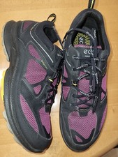 ECCO BIOM Gore-TEX Damen Schuhe Sneaker Material-Mix Textil Aubergine Gr.36 Neuw