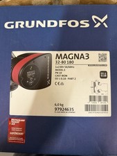Grundfos Magna3 32-80 Umwälzpumpe 180 mm 97924635 Heizungspumpe Warmwasser Pumpe