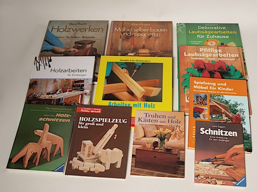 11x buch holzarbeiten - buch,
