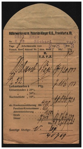 1923 adlerwerke vorm kleyer - 1923, vorm.