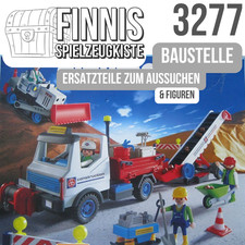 Playmobil 3277 Ersatzteile Construction Set, Baustellenfahrzeuge Bauarbeiter