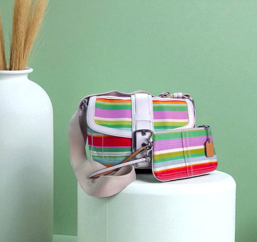 Coach hampton flap multicolor - flap,