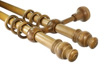 Gardinenstangen 2-läufig aus