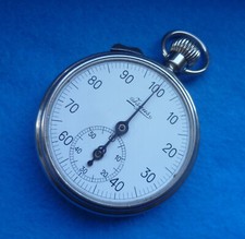 Isgus Stoppuhr Durchmesser 69 mm um 1920 für Bastler defekt  u. ohne Glas