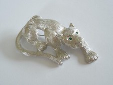 Pierre Lang Panther Brosche 25,3 g / 5,9 x 2,9 cm