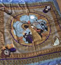 Seidentuch vintage Bob Mackie 1 mal 1 Meter wieder modern und stark am kommen