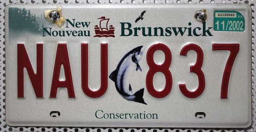 New brunswick nummernschild - brunswick,