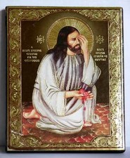 Icon weeping jesus christ over - christ,