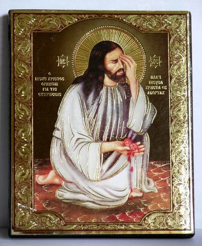 Ikone weinen jesus christus - jesus,
