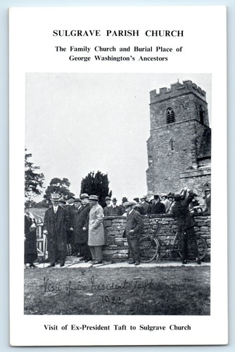 Postkarte sulgrave pfarrkirche - postkarte,