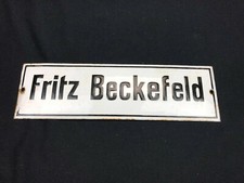 Antikes emaille schild - antikes,