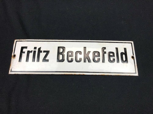 Antikes emaille schild - antikes,